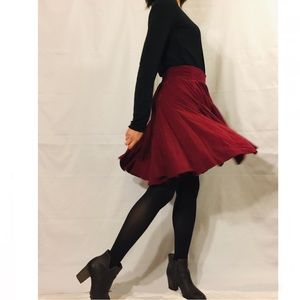 Japanese brand red circle skir